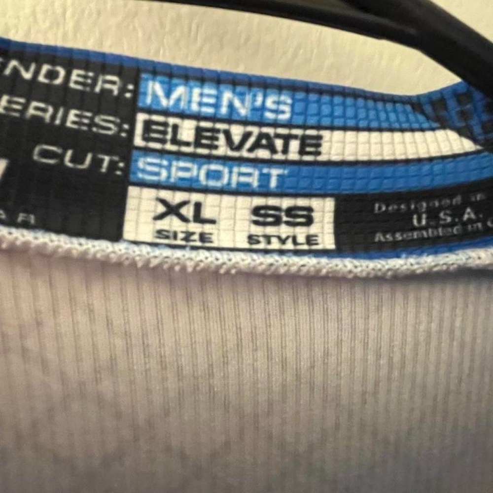 Ascend Blue and Gray Men's Cycling Jersey - Picture 2 of 6